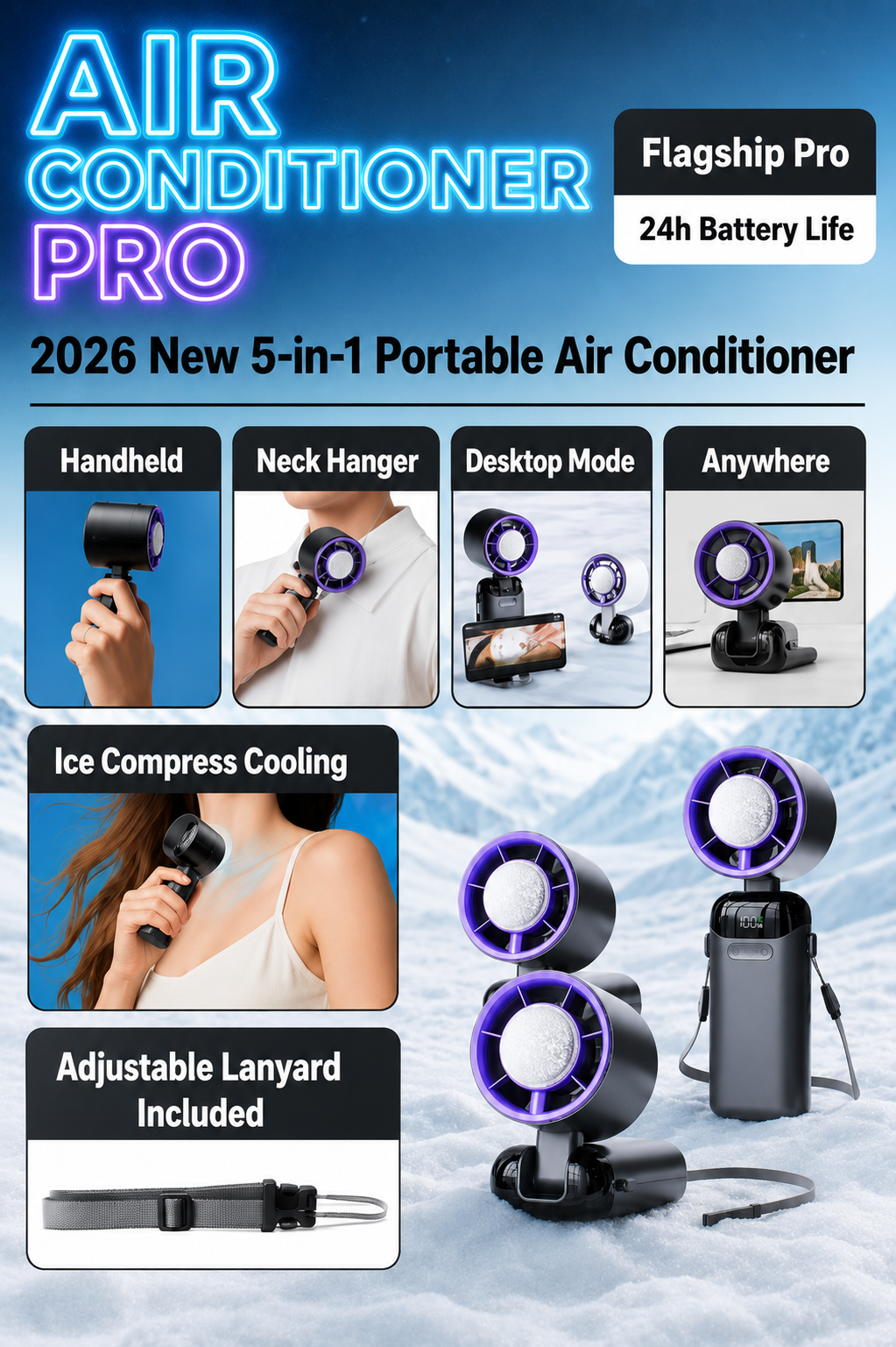 CoolBreeze Pro – Wentylator z chłodzeniem